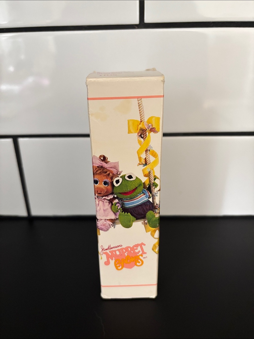 80’s Avon The Muppet Babies Baby Miss Piggy Bubble Bath & Finger Puppet Set NWT